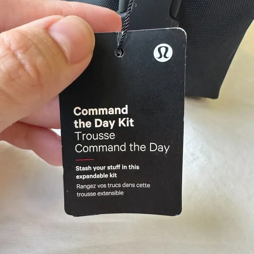 Lululemon Command The Day Kit 5L Black Hint Water Branded Promo Swag Dopp Bag